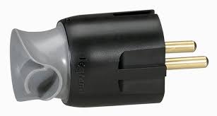 Legrand Otočná zástrčka na kábel 16A 230V čierna