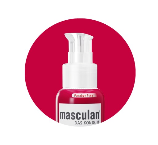 Masculan Cherry intímny gél na vodnej báze, lubrikant s čerešňovou príchuťou, 75 ml