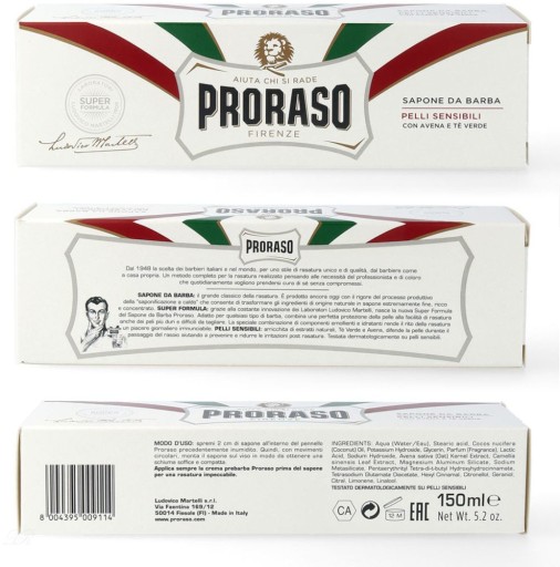 PRORASO SENSITIVE KRÉMOVÉ MYDLO NA HOLENIE 150 ML