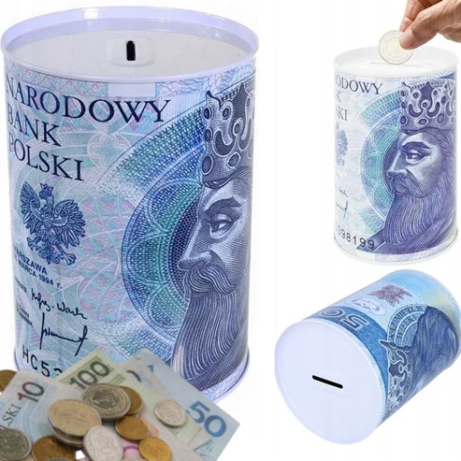 ZAUJÍMAVÁ KRABIČKA NA PRASIATKO, KOVOVÁ KONZERVIČKA, PENIAZE HODNOTY, NEOTVORENÉ