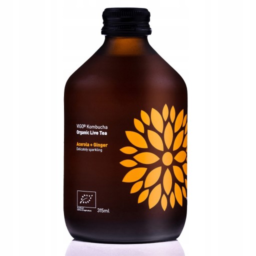 Kombucha Acerola + Ginger BIO 330ml Vigo čaj