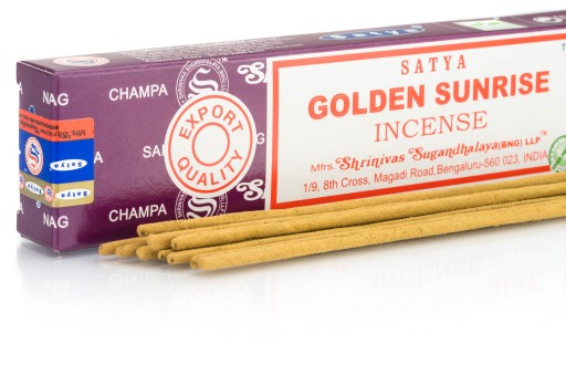 Vonné tyčinky NAG CHAMPA SATYA Golden Sunrise POLLEN