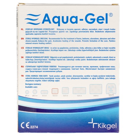 Kikgel Aqua Gel Aquagel Aqua-Gel gélový obväz na otlaky a popáleniny