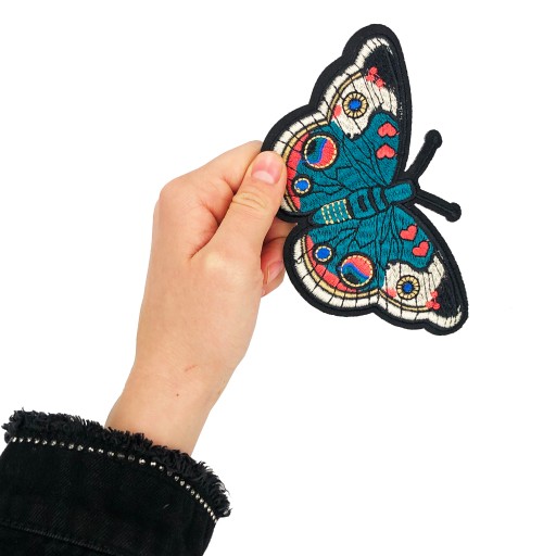Thermo PATCH Nažehľovačka vyšívaná motýľový hmyz