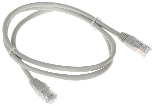 Patchcord RJ45/1.0-GREY kat.5e UTP sivý 1m