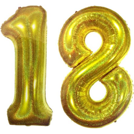 Narodeninové balóny 18 HAPPY BIRTHDAY dekorácia 18. narodeniny HEL 5 ks