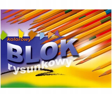 A4 blok na kreslenie, farebný, 16 listov LINE