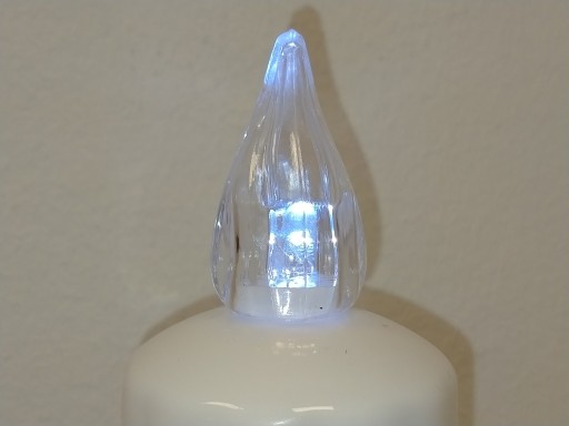 LED VLOŽKA DO SVIEČKOV VYSOKÉ 16CM + R6 BATÉRIE BIELE VLOŽKY 90 DNÍ