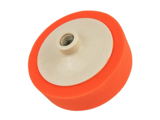Oranžová leštiaca špongia 150 mm x 45 mm M14 (univerzálna)