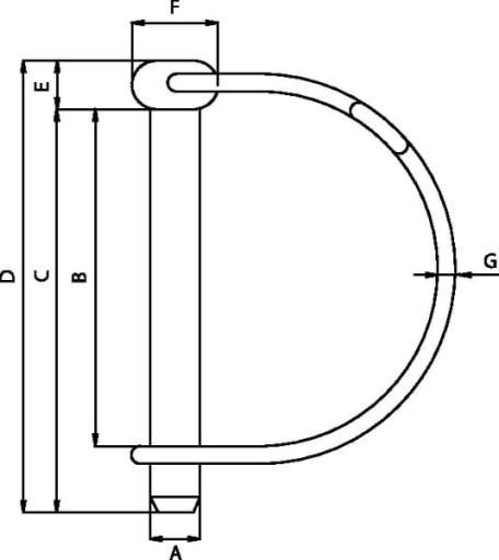 Rúrková závlačka 12x67mm