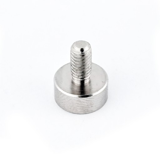 NEODYMOVÝ MAGNET 10 MM S VONKAJŠÍM ZÁVITOM M4 KAPACITA 3 KG - 4 KUSY
