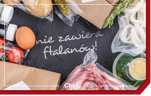 ChefOne TESNIACA FÓLIA NA ROLE 30cm 6m NA BALENIE POTRAVÍN + NÁLEPKY
