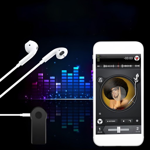 PRIJÍMAČ ZVUKU ADAPTÉR BLUETOOTH AUX MINIJACK
