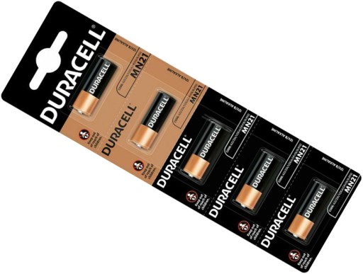 5x BATÉRIA 12V DURACELL A23 23A K23A MN21 1028 BL5