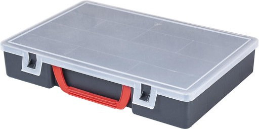 Plastový box 305x220x50mm, 10 priehradiek POĽSKO (35523)