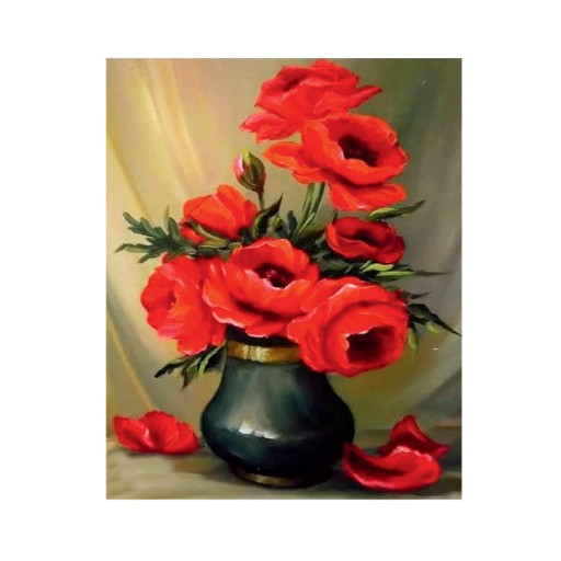 Diamantové vyšívanie Diamant 30x40cm Mak DPX-15799