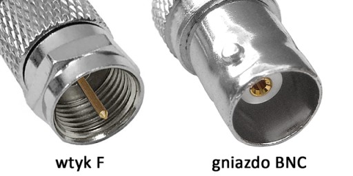 RF anténny adaptér F/wt-BNC/gn 75Ohm