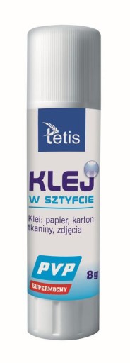 TETIS GLUE Stick, priehľadná 8g.