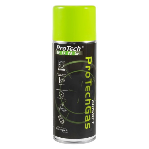 Zelený plyn na napájanie replík ProTechGuns silikónom 400 ml