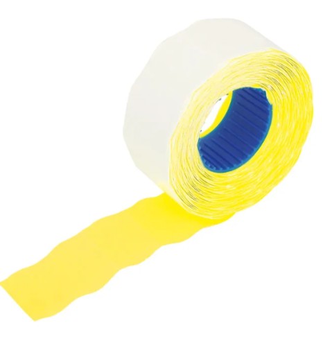 ŽLTÉ CENOVÉ ŠTÍTKY 26X16MM