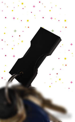 Puzdro Yubikey 1 kus čierne puzdro na ochranu kľúčov Yubikey 5 NFC