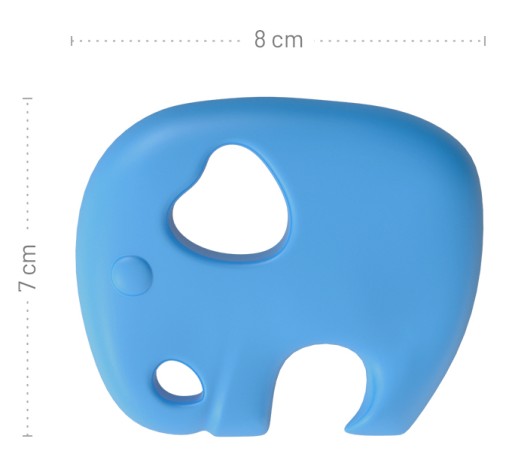 Silikónové hryzátko GiliGums ELEPHANT pre deti