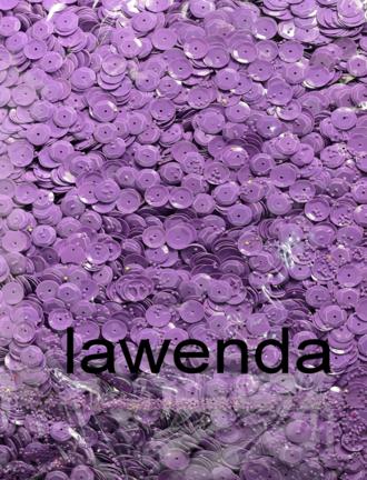 LEVANDUĽOVÉ FLITRY okrúhle lámané 6mm 800 ks