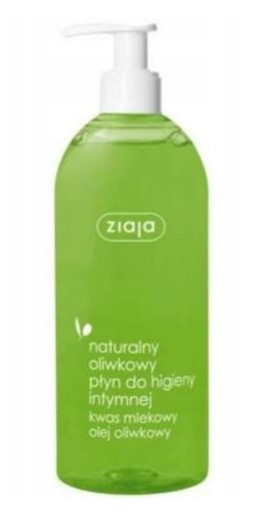 ZIAJA OLIVE Tekutý prípravok na intímnu hygienu, 500 ml