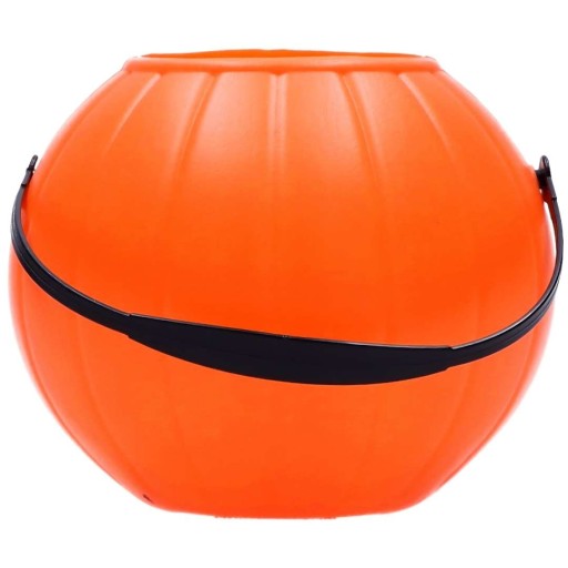 BUCKET oranžový košík HALLOWEEN tekvica 9cm