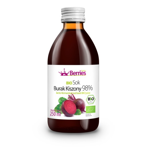 BIO šťava z červenej repy, BIO kvások z červenej repy 250 ml