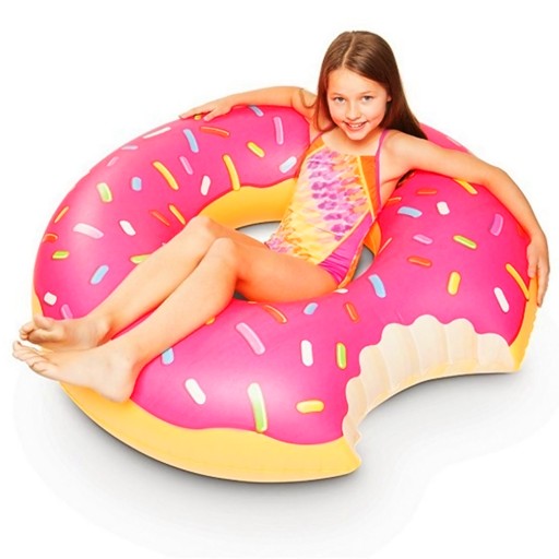 NAFUKOVACIE PLAVECKÉ XL RUŽOVÁ DONUTKA