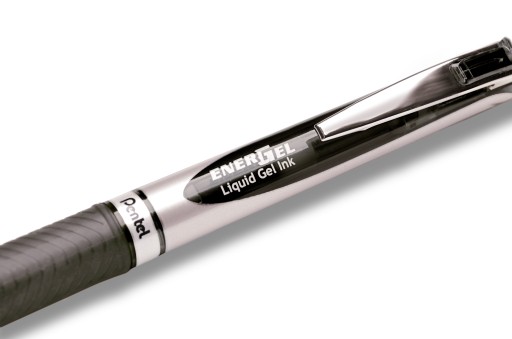 PENTEL ENERGEL BLN75 guľôčkové pero, čierne