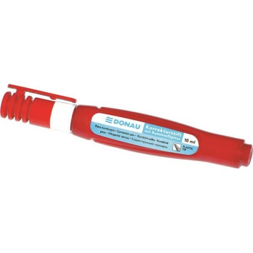 DONAU korektor v pere 10 ml. červené bývanie