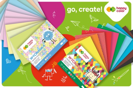 Vystrihovací blok, A5 10 listov, 100 g/m2 Happy Color