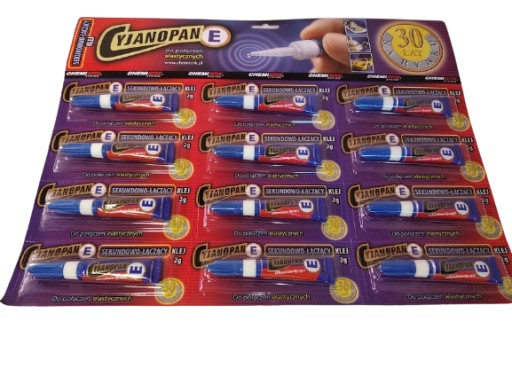 KYANOPANOVÉ LEPIDLO OKAMŽITÉ 2g E CHEMISTIK 1 ks