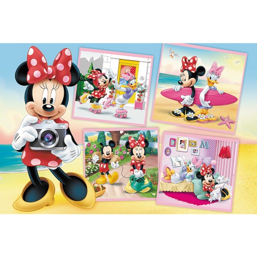 PUZZLE 60 PUZZZLE PRE DETI MICKEY MOUSE MICKEY MINNIE DAISY 4+ KOCKY