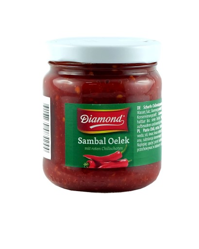 Sambal Oelek omáčka, veľmi pikantná 200g - Diamond