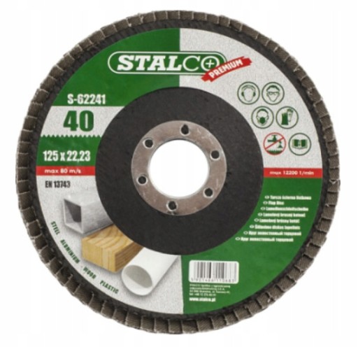 Lamelový brúsny kotúč 125 mm Gr 40