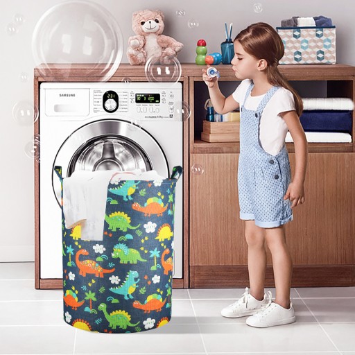 KONTAJNER NA PRÁDLO KOŠÍK HRAČKY KAPACITA TAŠKA SKLADAČNÁ VEĽKÁ XL 60l 40x50cm