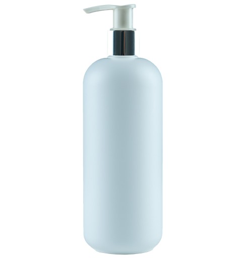 Fľaša s pumpičkou, 24/410, 500ml, biela