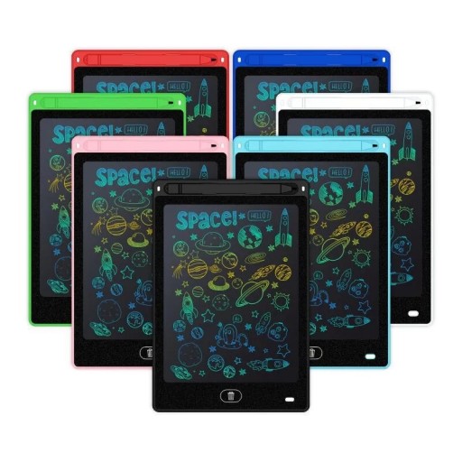 DÚHOVÉ PÍSMO Stierateľný GRAFICKÝ TABLET NA KRESLENIE FAREB