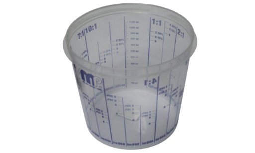 Hrnček na farbu s miešacou stupnicou, 1100 ml