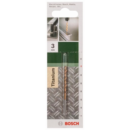 Bosch HSS-Cínový vrták do kovu DIN 338 3,0x33x61