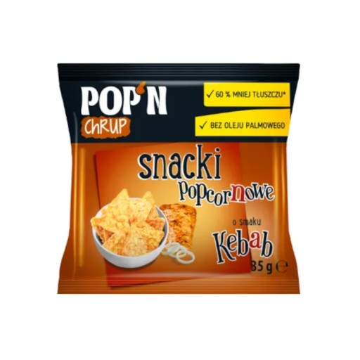 SANTE POP'N CHRUP POPCORN KEBAB SNACKY - 35g