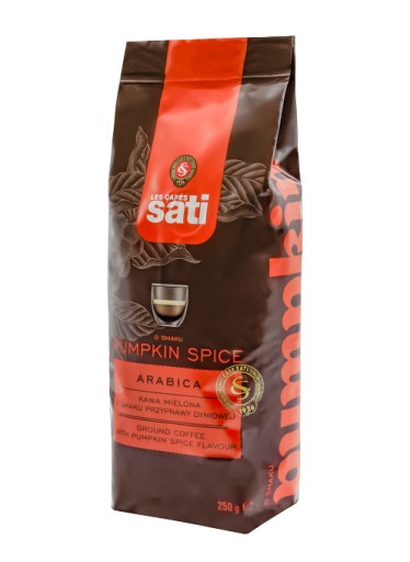 Sati mletá káva s príchuťou tekvicového korenia 250g vrecúško