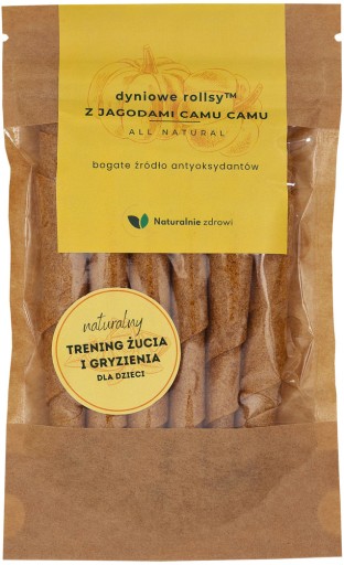 Tekvicové ovocné rolky obohatené o Camu Pumpkin snack, pochúťku a maškrtu