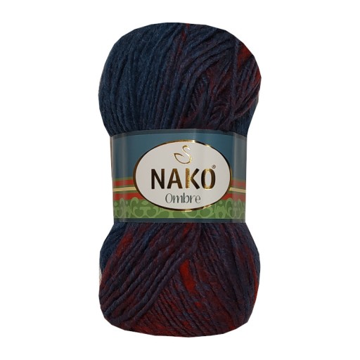 Nako Ombre 20386 Modro-Malinová