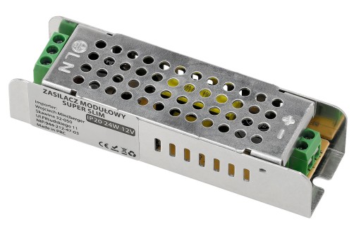 LED napájací zdroj 12V 24W pre LED pásik Modulárny super tenký IP20 transformátor