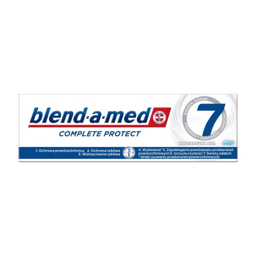 BLEND-A-MED ZUBNÁ PASTA 75 ml COMPLETE PROTECT 7 CRYSTAL WHITE
