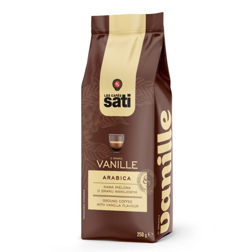 Vrecúško na mletú kávu Sati Vanilka 250g